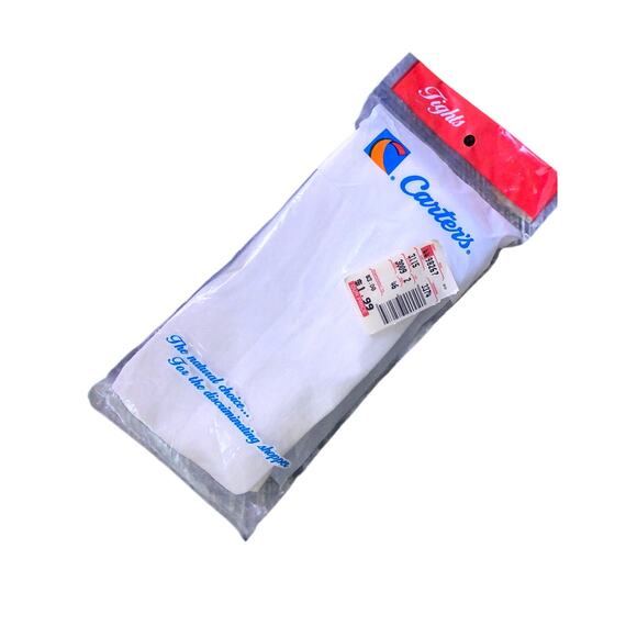 Vintage Carter’s Baby Tights Original Package 1980’s Kids Children's Size 4-6 - Picture 4 of 4